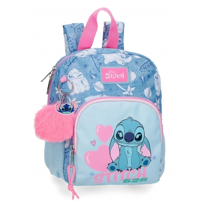Mochila preescolar Stitch Hearts 24 cm Mochila preescolar Stitch Hearts 24 cm