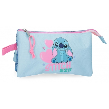 Portatodo tres compartimentos Stitch Hearts Portatodo tres compartimentos Stitch Hearts