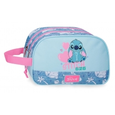 Neceser adaptable dos compartimentos Stitch Hearts Neceser adaptable dos compartimentos Stitch Hearts