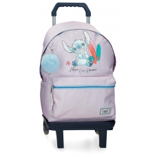 Mochila Adaptable con Carro 44cm Disney From Hawaii Nude
