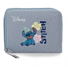Tiki Stitch denim wallet