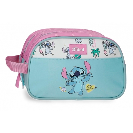 Neceser adaptable dos compartimentos Stitch Little Destruction Neceser adaptable dos compartimentos Stitch Little Destruction