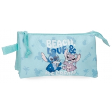 Portatodo tres compartimentos Lilo & Stitch Beach & Love Portatodo tres compartimentos Lilo & Stitch Beach & Love