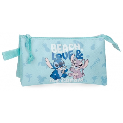 Portatodo tres compartimentos Lilo & Stitch Beach & Love Portatodo tres compartimentos Lilo & Stitch Beach & Love