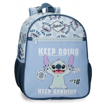 Mochila Escolar 33cm Disney Stitch Keep Going Marino Mochila Escolar 33cm Disney Stitch Keep Going Marino