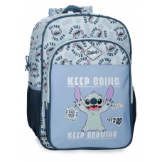 Mochila Escolar 40cm Disney Stitch Keep Going Marino Mochila Escolar 40cm Disney Stitch Keep Going Marino