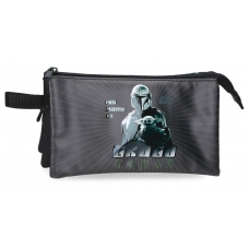Estuche Escolar Star Wars His Name Is Grogu Negro Estuche Escolar Star Wars His Name Is Grogu Negro