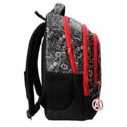 Mochila Escolar 42cm Marvel Team Avengers Negro Mochila Escolar 42cm Marvel Team Avengers Negro
