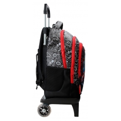 Mochila Adaptable con Carro 42cm Marvel Team Avengers Negro Mochila Adaptable con Carro 42cm Marvel Team Avengers Negro