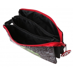 Estuche Escolar Marvel Team Avengers Negro Estuche Escolar Marvel Team Avengers Negro