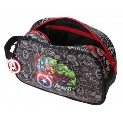 Neceser Dos Compartimentos Marvel Team Avengers Negro