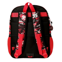Mochila Escolar Cars Mcqueen Red 40 cm adaptable a carro Mochila Escolar Cars Mcqueen Red 40 cm adaptable a carro