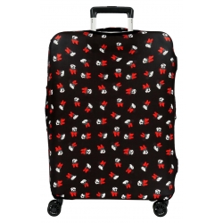 Funda para maleta mediana Minnie negra