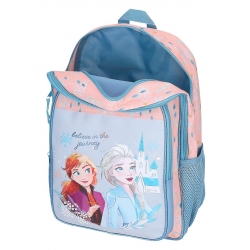 Mochila Frozen Believe in the journey dos compartimentos adaptable a carro Mochila Frozen Believe in the journey dos compartimentos adaptable a carro