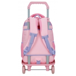 Mochila Escolar tres compartimentos Hello Kitty Bows 42 cm con carro