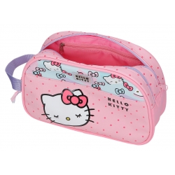 Neceser adaptable dos compartimentos Hello Kitty Bows Neceser adaptable dos compartimentos Hello Kitty Bows