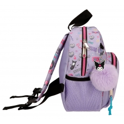 Mochila de Paseo pequeña Sanrio Kuromi Retropop 24 cm Morado