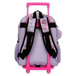 Mochila de Paseo Sanrio Kuromi Retropop 33 cm Con Carro Morado Mochila de Paseo Sanrio Kuromi Retropop 33 cm Con Carro Morado