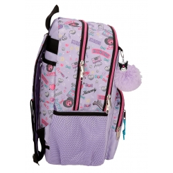 Mochila Escolar Doble Compartimento Sanrio Kuromi Retropop 44 cm Adaptable a Carro Morado Mochila Escolar Doble Compartimento Sanrio Kuromi Retropop 44 cm Adaptable a Carro Morado