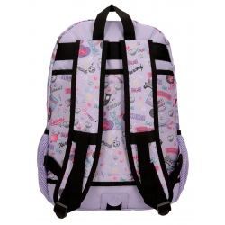 Mochila Escolar Doble Compartimento Sanrio Kuromi Retropop 44 cm Adaptable a Carro Morado Mochila Escolar Doble Compartimento Sanrio Kuromi Retropop 44 cm Adaptable a Carro Morado