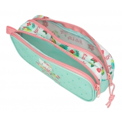 Estuche dos compartimentos Hello Kitty Floral Kitty Estuche dos compartimentos Hello Kitty Floral Kitty