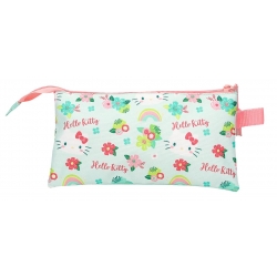 Estuche tres compartimentos Hello Kitty Floral Kitty Estuche tres compartimentos Hello Kitty Floral Kitty
