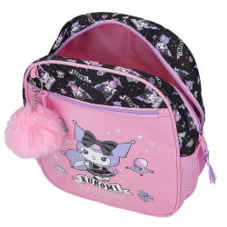 Mochila de Paseo Sanrio Kuromi Fortune Telling 28 cm Adaptable a Carro Rosa Mochila de Paseo Sanrio Kuromi Fortune Telling 28 cm Adaptable a Carro Rosa