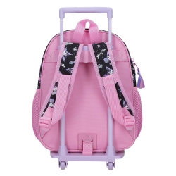 Mochila Casual Sanrio Kuromi Fortune Telling 33 cm Con Carro Rosa Mochila Casual Sanrio Kuromi Fortune Telling 33 cm Con Carro Rosa