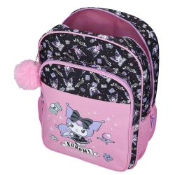 Mochila Escolar Sanrio Kuromi Fortune Telling 40 cm Adaptable a Carro Rosa Mochila Escolar Sanrio Kuromi Fortune Telling 40 cm Adaptable a Carro Rosa