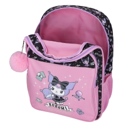 Mochila Escolar Doble Compartimento Sanrio Kuromi Fortune Telling 40 cm Con Carro Rosa Mochila Escolar Doble Compartimento Sanrio Kuromi Fortune Telling 40 cm Con Carro Rosa