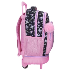 Mochila 2 ruedas Sanrio Kuromi Fortune Telling 45 cm Rosa Mochila 2 ruedas Sanrio Kuromi Fortune Telling 45 cm Rosa