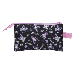 Estuche Triple Sanrio Kuromi Fortune Telling Rosa Estuche Triple Sanrio Kuromi Fortune Telling Rosa