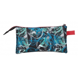Estuche Marvel Shield Tres Compartimentos