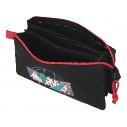 Estuche Marvel Shield Tres Compartimentos
