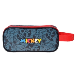 Estuche Mickey Get MovingTriple Cremallera