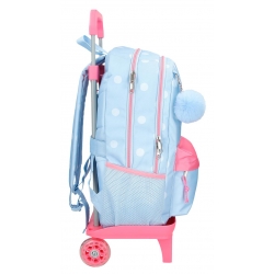 Mochila dos compartimentos Mickey vibes 44cm con carro