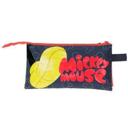 Estuche Mickey Mouse Fashion Tres Compartimentos Estuche Mickey Mouse Fashion Tres Compartimentos