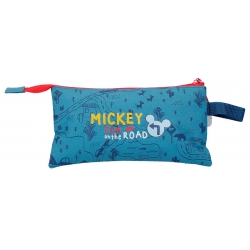 Estuche Mickey Road Trip tres compartimentos Estuche Mickey Road Trip tres compartimentos