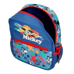 Mochila preescolar Mickey Peek a Boo adaptable a carro Mochila preescolar Mickey Peek a Boo adaptable a carro