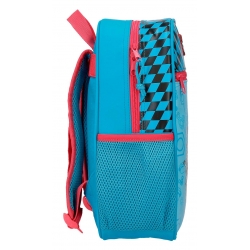 Mochila Escolar 33cm Disney Hight Speed Azul Mochila Escolar 33cm Disney Hight Speed Azul