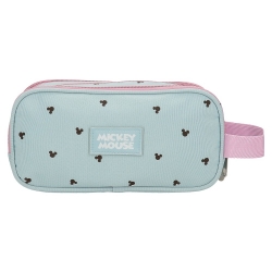 Estuche Mickey y Minnie Kisses Triple Cremallera