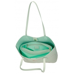 Bolso tote Luxe Minnie verde turquesa Bolso tote Luxe Minnie verde turquesa