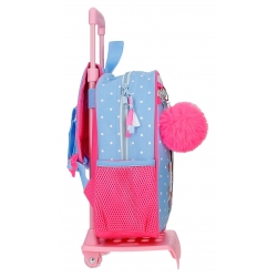 Mochila Minnie Flowers 28 cm con carro Mochila Minnie Flowers 28 cm con carro