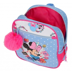 Mochila Minnie Flowers 28 cm con carro Mochila Minnie Flowers 28 cm con carro