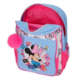 Mochila Escolar Minnie Flowers 40 cm adaptable a carro Mochila Escolar Minnie Flowers 40 cm adaptable a carro