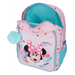 Mochila Escolar 40cm Disney Minnie Happy To Be Me Rosa Mochila Escolar 40cm Disney Minnie Happy To Be Me Rosa