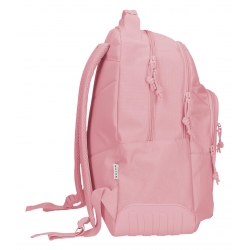 Mochila doble compartimento Movom Always on the move adaptable a carro rosa