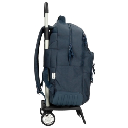 Mochila doble compartimento Movom Always on the move con carro azul marino