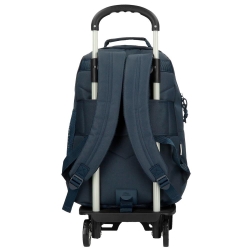 Mochila doble compartimento Movom Always on the move con carro azul marino