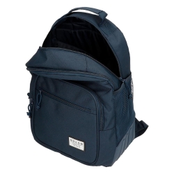 Mochila doble compartimento Movom Always on the move con carro azul marino